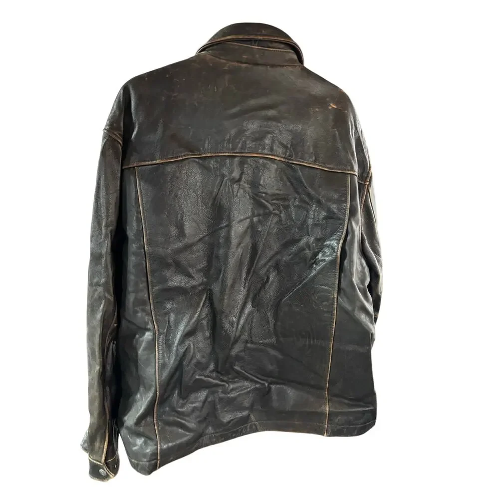 Vintage Cremieux leather jacket XL - Picture 2 of 6